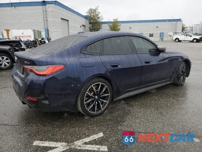 Trzecie zdjęcie samochodu z tyłu: 2023 BMW I4 M50 VIN:WBY33AW09PFR27196 - miniatura