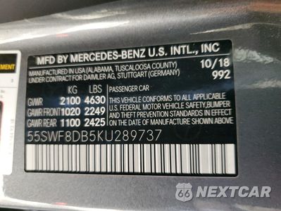 Zdjęcie 14 z 15 samochodu: 2019 MERCEDES-BENZ C 300 VIN:55SWF8DB5KU289737 - miniatura