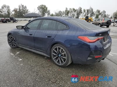 Drugie zdjęcie samochodu z przodu: 2023 BMW I4 M50 VIN:WBY33AW09PFR27196 - miniatura