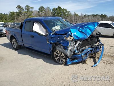 Czwarte zdjęcie samochodu z boku: 2018 FORD F150 SUPER CAB VIN:1FTFX1E59JFA90876 - miniatura
