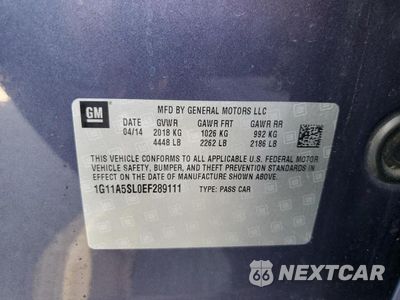 Zdjęcie 12 z 12 samochodu: 2014 CHEVROLET MALIBU LS VIN:1G11A5SL0EF289111 - miniatura