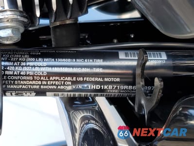 Zdjęcie 8 z 8 samochodu: 2024 HARLEY-DAVIDSON FLHX VIN:1HD1KB719RB641897 - miniatura