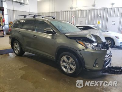 Czwarte zdjęcie samochodu z boku: 2018 TOYOTA HIGHLANDER LIMITED VIN:5TDDZRFH8JS897561 - miniatura