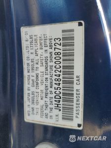 Zdjęcie 12 z 12 samochodu: 2002 ACURA RSX VIN:JH4DC54842C008723 - miniatura