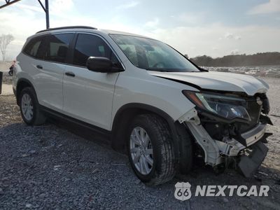 Czwarte zdjęcie samochodu z boku: 2019 HONDA PILOT LX VIN:5FNYF5H16KB037151 - miniatura