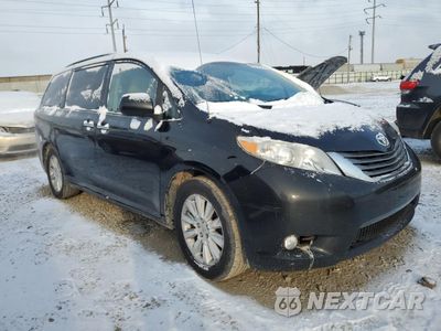 Czwarte zdjęcie samochodu z boku: 2013 TOYOTA SIENNA XLE VIN:5TDDK3DC7DS064539 - miniatura