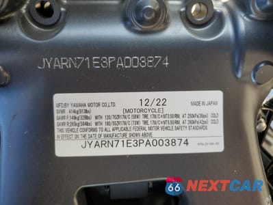 Zdjęcie 9 z 10 samochodu: 2023 YAMAHA MT09 VIN:JYARN71E3PA003874 - miniatura