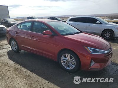 Czwarte zdjęcie samochodu z boku: 2019 HYUNDAI ELANTRA SEL VIN:KMHD84LF8KU752912 - miniatura