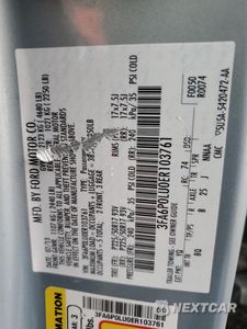 Zdjęcie 12 z 12 samochodu: 2014 FORD FUSION SE HYBRID VIN:3FA6P0LU0ER103761 - miniatura
