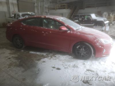 Czwarte zdjęcie samochodu z boku: 2020 HYUNDAI ELANTRA SEL VIN:5NPD84LF2LH532729 - miniatura