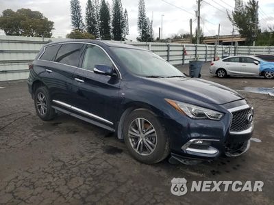 Czwarte zdjęcie samochodu z boku: 2019 INFINITI QX60 LUXE VIN:5N1DL0MM7KC566126 - miniatura