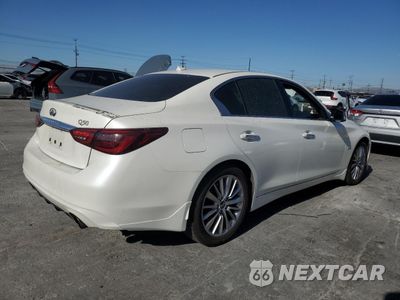 Trzecie zdjęcie samochodu z tyłu: 2019 INFINITI Q50 LUXE VIN:JN1EV7AP4KM519188 - miniatura