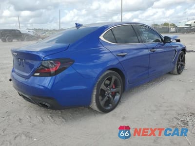 Trzecie zdjęcie samochodu z tyłu: 2020 GENESIS G70 PRESTIGE VIN:KMTG34LE9LU062368 - miniatura