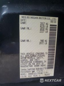 Zdjęcie 13 z 13 samochodu: 2016 NISSAN ALTIMA 2.5 VIN:1N4AL3AP2GN384679 - miniatura