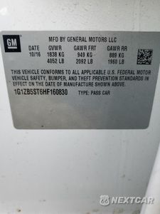 Zdjęcie 12 z 12 samochodu: 2017 CHEVROLET MALIBU LS VIN:1G1ZB5ST6HF160830 - miniatura