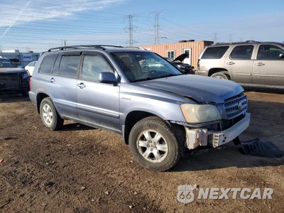 Czwarte zdjęcie samochodu z boku: 2003 TOYOTA HIGHLANDER LIMITED VIN:JTEHF21A130151806 - miniatura