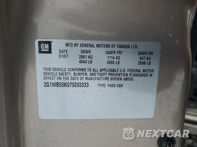 Zdjęcie 14 z 14 samochodu: 2007 CHEVROLET IMPALA LS VIN:2G1WB58K979293333 - miniatura