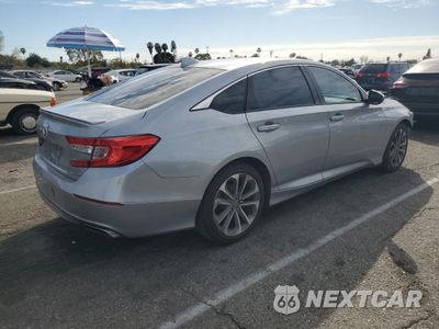 Trzecie zdjęcie samochodu z tyłu: 2018 HONDA ACCORD SPORT VIN:1HGCV1F37JA097328 - miniatura
