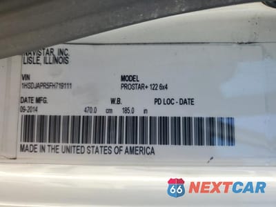 Zdjęcie 10 z 10 samochodu: 2015 INTERNATIONAL PROSTAR PLUS 122 SEMI TRUCK VIN:1HSDJAPR5FH719111 - miniatura