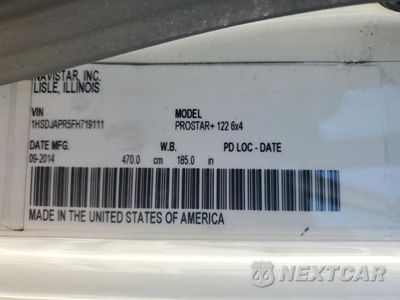 Zdjęcie 10 z 10 samochodu: 2015 INTERNATIONAL PROSTAR PLUS 122 SEMI TRUCK VIN:1HSDJAPR5FH719111 - miniatura