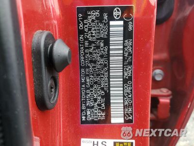 Zdjęcie 12 z 13 samochodu: 2020 TOYOTA COROLLA LE VIN:JTDEBRBE9LJ011946 - miniatura