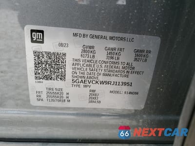 Zdjęcie 13 z 14 samochodu: 2024 BUICK ENCLAVE AVENIR VIN:5GAEVCKW9RJ113951 - miniatura