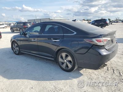 Drugie zdjęcie samochodu z przodu: 2017 HYUNDAI SONATA HYBRID VIN:KMHE34L15HA060141 - miniatura