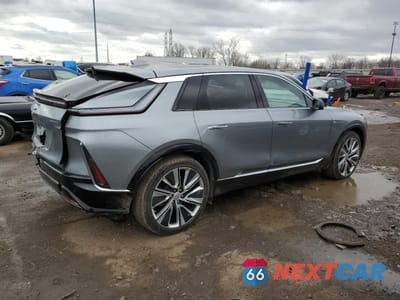 Trzecie zdjęcie samochodu z tyłu: 2024 CADILLAC LYRIQ LUXURY VIN:1GYKPSRL6RZ136357 - miniatura
