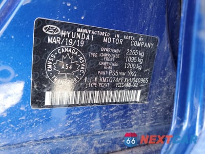 Zdjęcie 12 z 13 samochodu: 2020 GENESIS G70 ELITE VIN:KMTG74LEXLU040965 - miniatura