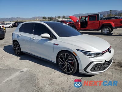 Czwarte zdjęcie samochodu z boku: 2024 VOLKSWAGEN GTI AUTOBAHN VIN:WVWVA7CD7RW148800 - miniatura