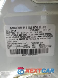 Zdjęcie 14 z 14 samochodu: 2006 INFINITI M35 BASE VIN:JNKAY01F06M253903 - miniatura