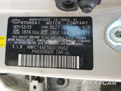 Zdjęcie 12 z 12 samochodu: 2016 HYUNDAI ACCENT SE VIN:KMHCT4AE5GU018062 - miniatura