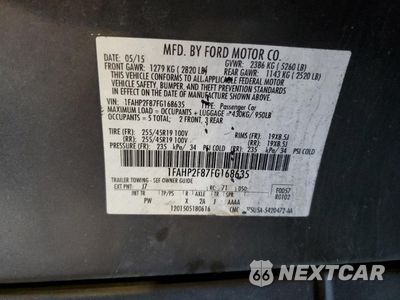 Zdjęcie 12 z 14 samochodu: 2015 FORD TAURUS LIMITED VIN:1FAHP2F87FG168635 - miniatura