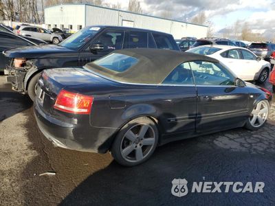 Trzecie zdjęcie samochodu z tyłu: 2007 AUDI A4 S-LINE 2.0T CABRIOLET QUATTRO VIN:WAUEF48H87K032261 - miniatura