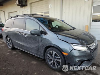 Czwarte zdjęcie samochodu z boku: 2018 HONDA ODYSSEY ELITE VIN:5FNRL6H96JB071064 - miniatura