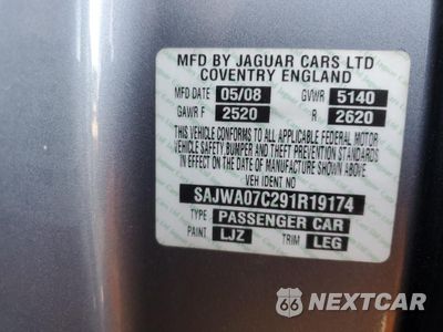 Zdjęcie 12 z 12 samochodu: 2009 JAGUAR XF SUPERCHARGED VIN:SAJWA07C291R19174 - miniatura