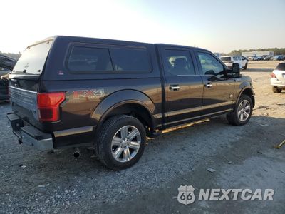 Trzecie zdjęcie samochodu z tyłu: 2018 FORD F150 SUPERCREW VIN:1FTEW1E56JFC92752 - miniatura