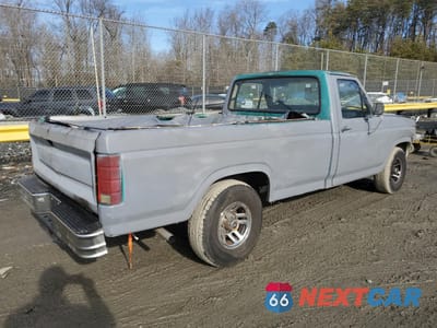 Trzecie zdjęcie samochodu z tyłu: 1986 FORD F150 VIN:1FTEF15Y4GNB21667 - miniatura