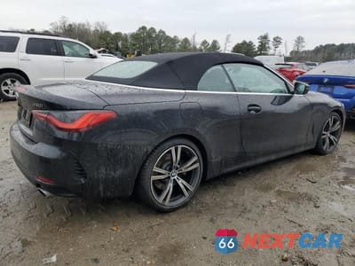 Trzecie zdjęcie samochodu z tyłu: 2021 BMW 430I VIN:WBA23AT02MCG05658 - miniatura