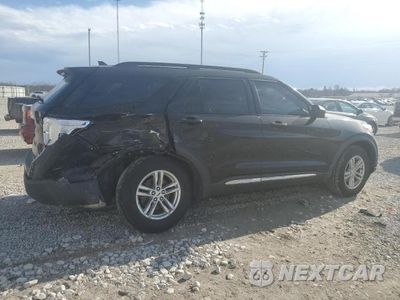 Trzecie zdjęcie samochodu z tyłu: 2020 FORD EXPLORER XLT VIN:1FMSK7DHXLGA40850 - miniatura