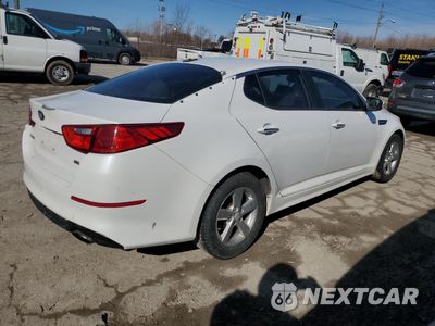 Trzecie zdjęcie samochodu z tyłu: 2015 KIA OPTIMA LX VIN:5XXGM4A79FG402046 - miniatura