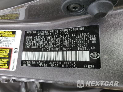 Zdjęcie 15 z 16 samochodu: 2023 TOYOTA CAMRY LE VIN:4T1C31AK8PU616151 - miniatura