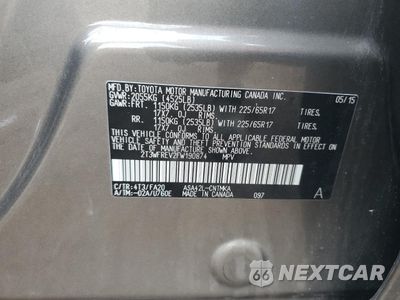 Zdjęcie 14 z 14 samochodu: 2015 TOYOTA RAV4 XLE VIN:2T3WFREV2FW190874 - miniatura
