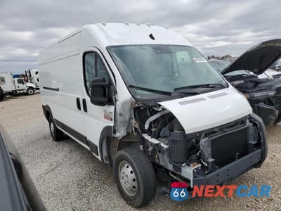 Czwarte zdjęcie samochodu z boku: 2022 RAM PROMASTER 2500 2500 HIGH VIN:3C6LRVDG8NE134557 - miniatura