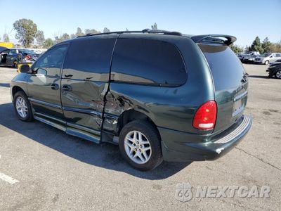 Drugie zdjęcie samochodu z przodu: 2000 DODGE GRAND CARAVAN SE VIN:1B4GP44R2YB714834 - miniatura