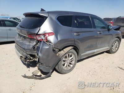 Trzecie zdjęcie samochodu z tyłu: 2019 HYUNDAI SANTA FE SE VIN:5NMS23ADXKH078021 - miniatura