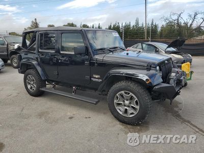 Czwarte zdjęcie samochodu z boku: 2013 JEEP WRANGLER UNLIMITED SAHARA VIN:1C4BJWEG1DL555753 - miniatura