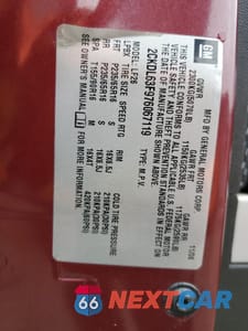 Zdjęcie 15 z 15 samochodu: 2007 PONTIAC TORRENT VIN:2CKDL63F976067119 - miniatura
