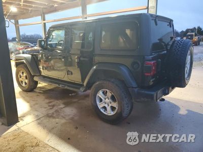 Drugie zdjęcie samochodu z przodu: 2018 JEEP WRANGLER UNLIMITED SPORT VIN:1C4HJXDG4JW115912 - miniatura