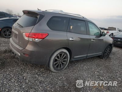 Trzecie zdjęcie samochodu z tyłu: 2014 NISSAN PATHFINDER S VIN:5N1AR2MN9EC634582 - miniatura
